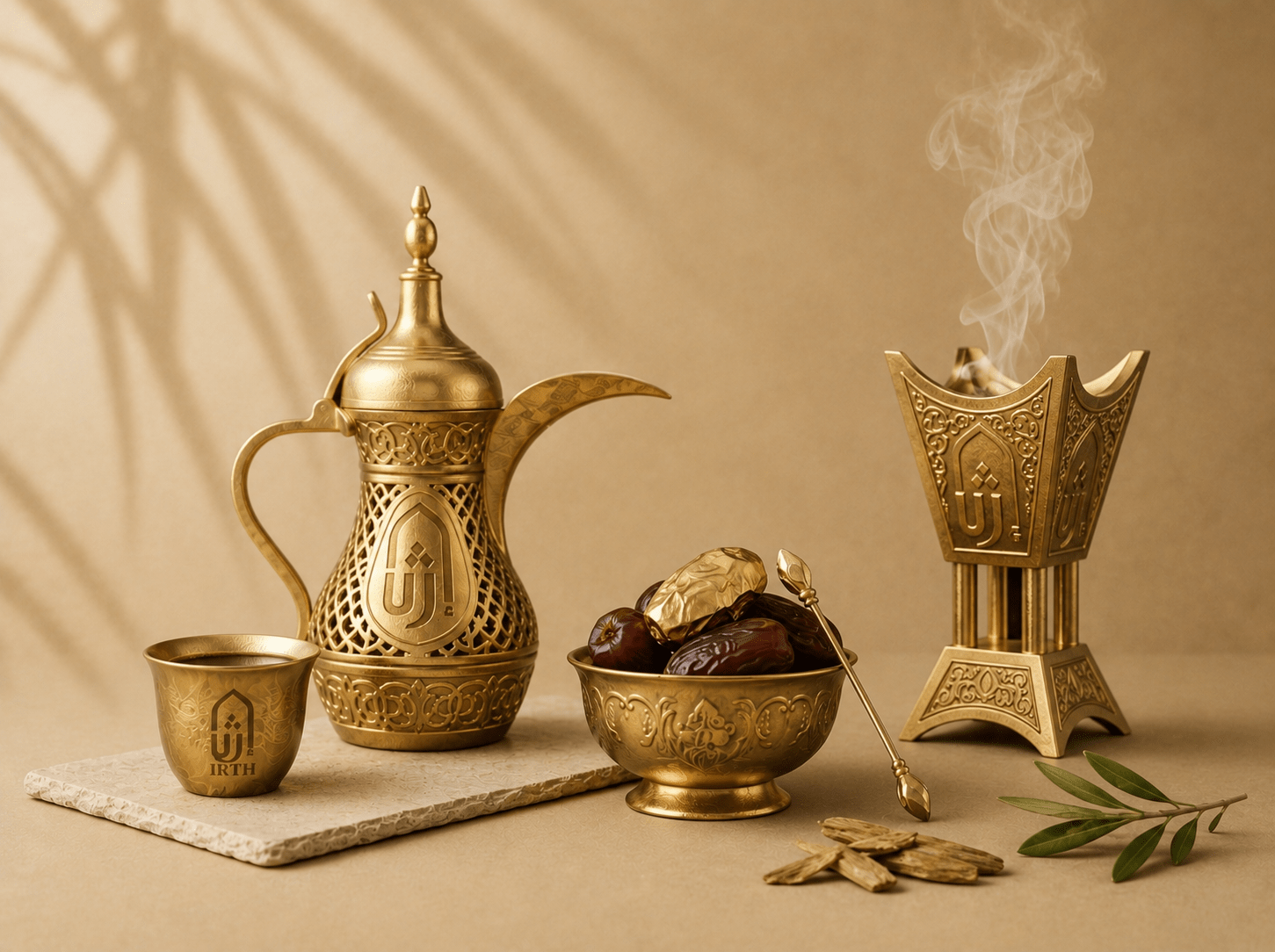 فن الضيافة الإسلامية — القهوة العربية والتمر والبخور - IRTH HOUSE - بيت الإرث العربي
