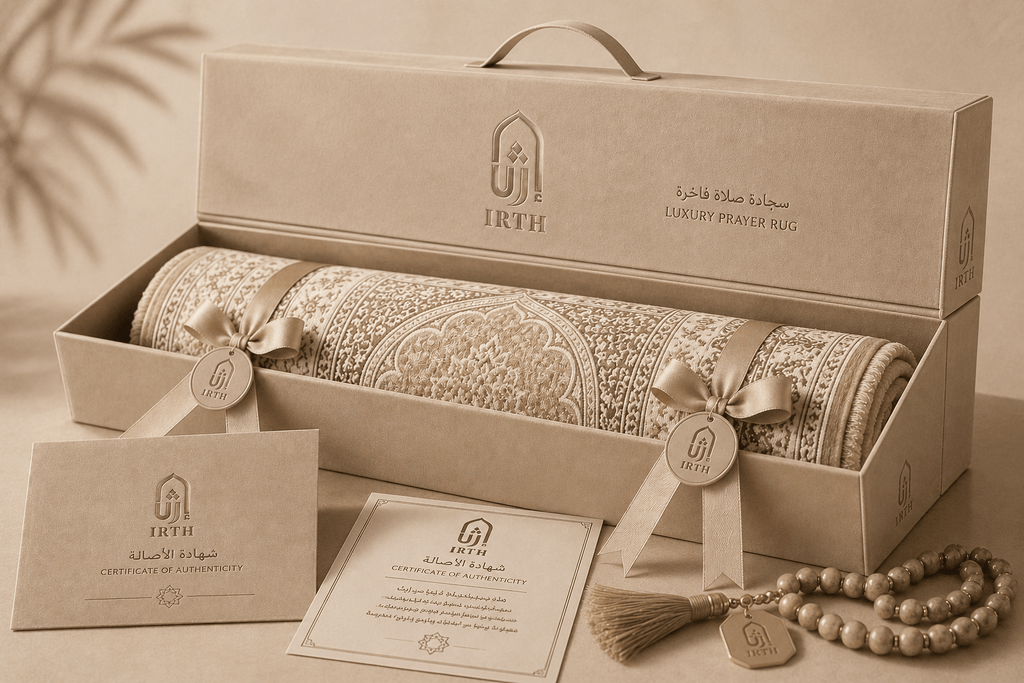 سجادة صلاة فاخرة — Luxury Prayer Rug - IRTH HOUSE - بيت الإرث العربي