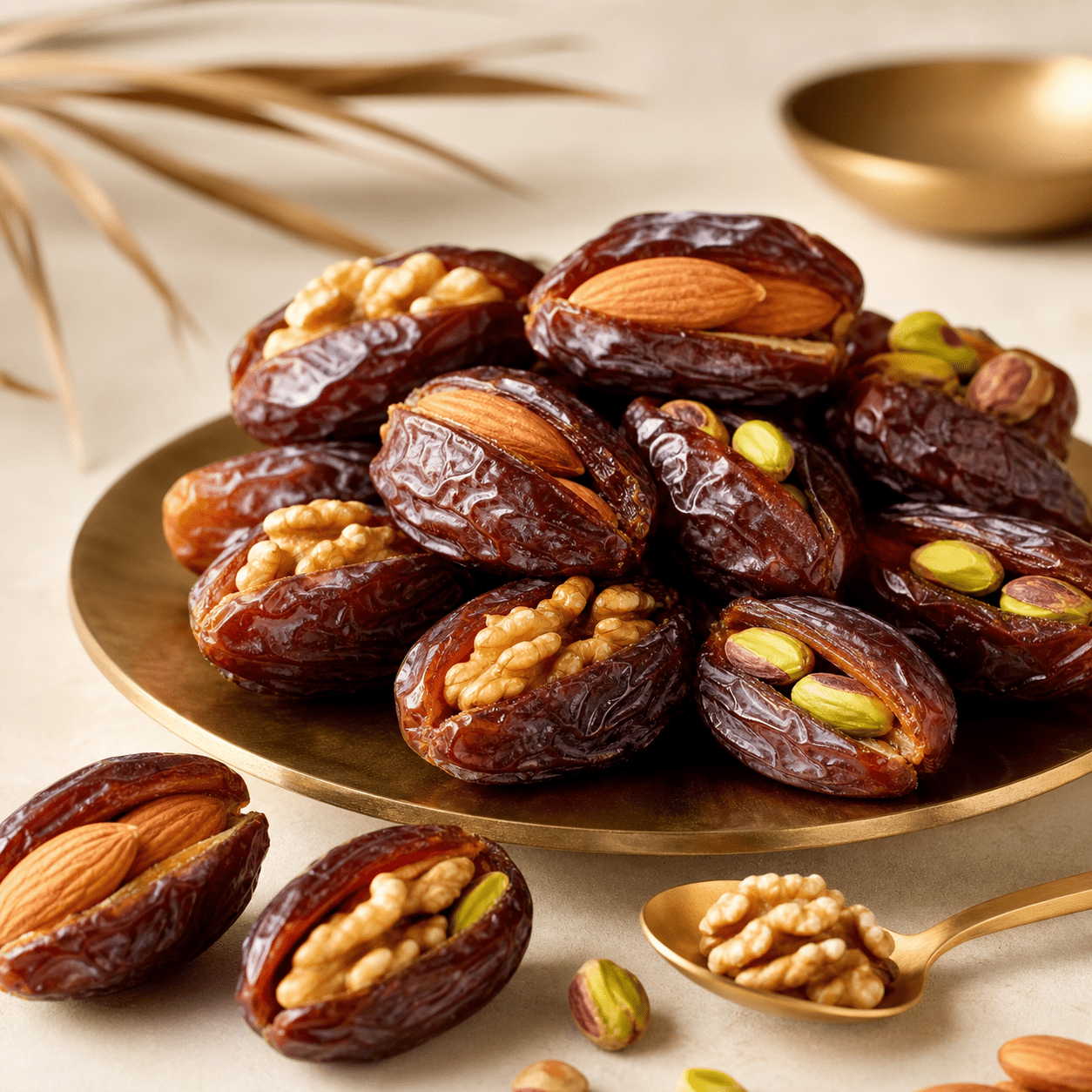 تمر محشي — Stuffed Dates - IRTH HOUSE - بيت الإرث العربي