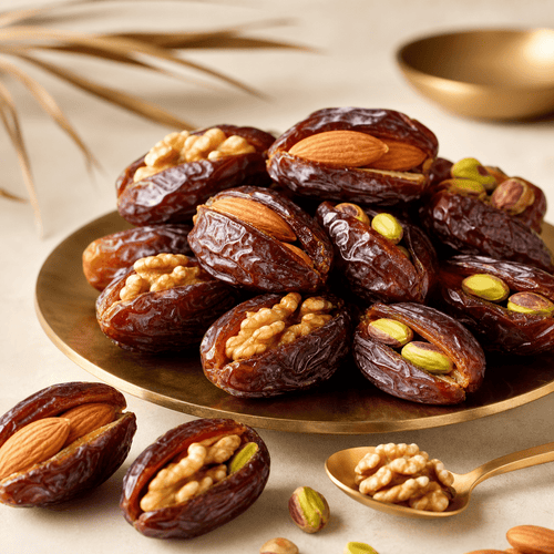 تمر محشي — Stuffed Dates - IRTH HOUSE - بيت الإرث العربي