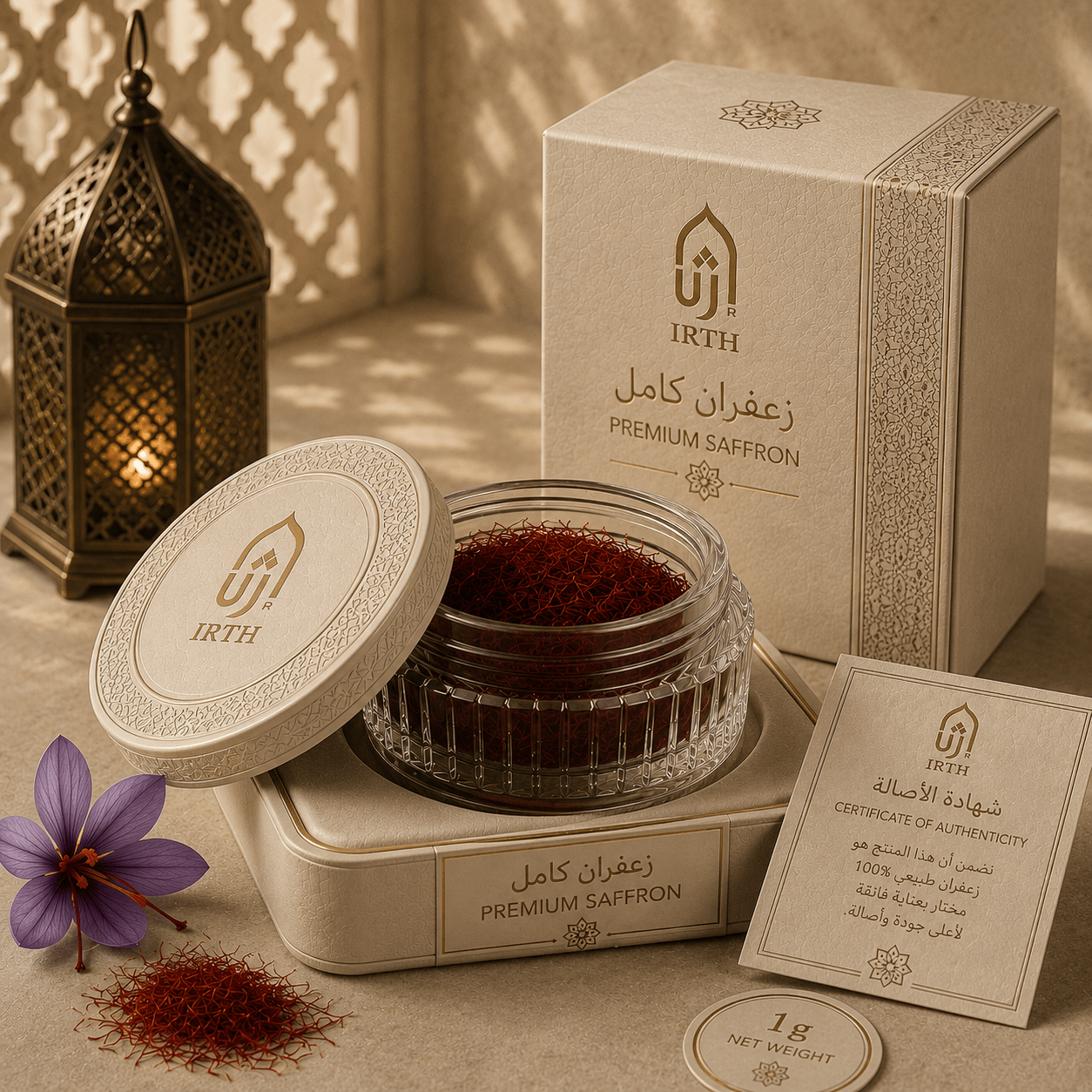 زعفران فاخر — Premium Saffron - IRTH HOUSE - بيت الإرث العربي